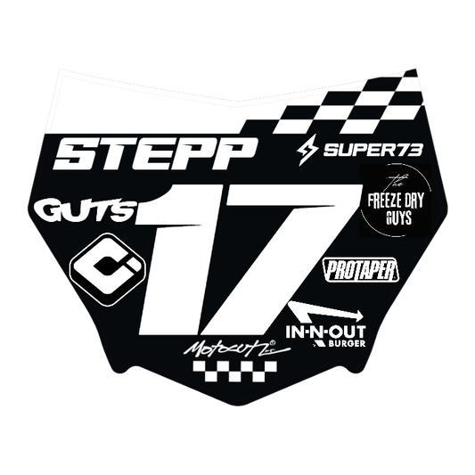 CUSTOM MOTOCUTZ FRONT PLATE DECAL