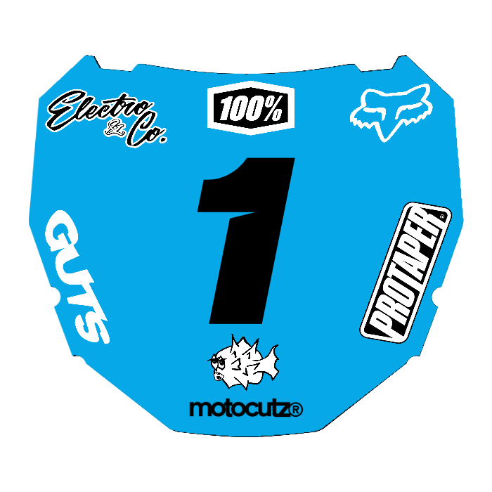 CUSTOM ODI NUMBER PLATE DECAL