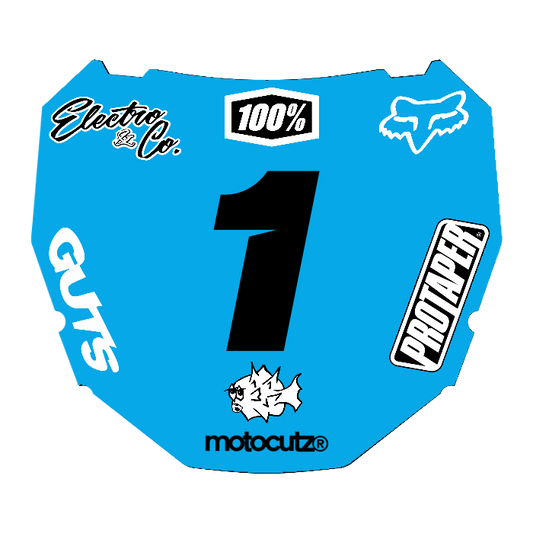 CUSTOM ODI NUMBER PLATE DECAL