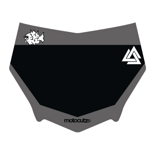 CUSTOM MOTOCUTZ FRONT PLATE DECAL