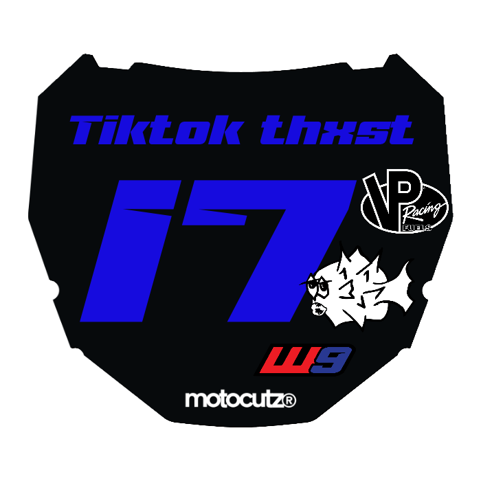 CUSTOM ODI NUMBER PLATE DECAL