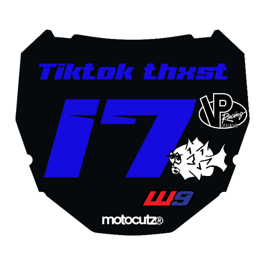CUSTOM ODI NUMBER PLATE DECAL
