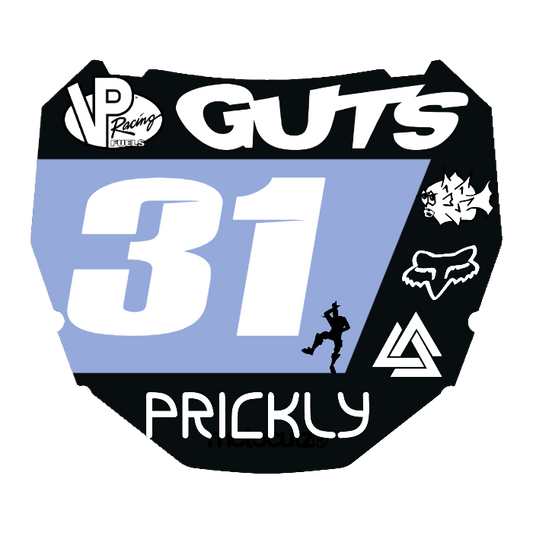 CUSTOM ODI NUMBER PLATE DECAL