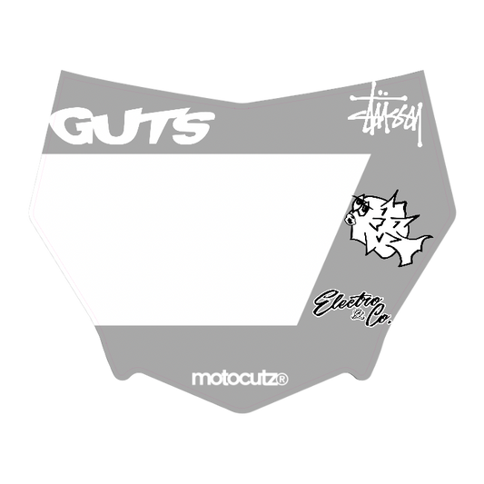 CUSTOM MOTOCUTZ FRONT PLATE DECAL