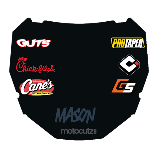 CUSTOM ODI NUMBER PLATE DECAL