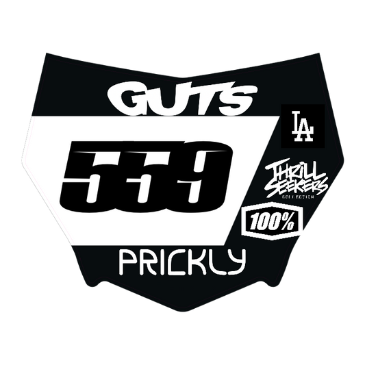 CUSTOM MOTOCUTZ FRONT PLATE DECAL