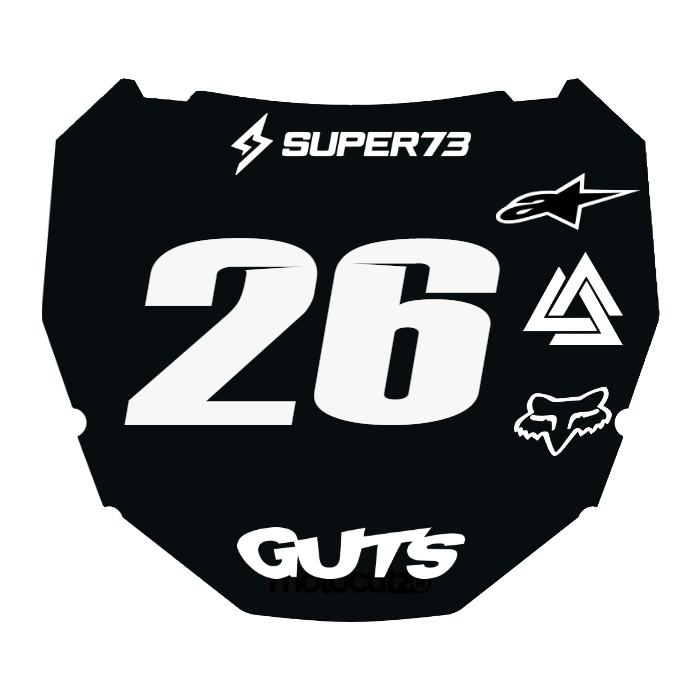 CUSTOM ODI NUMBER PLATE DECAL