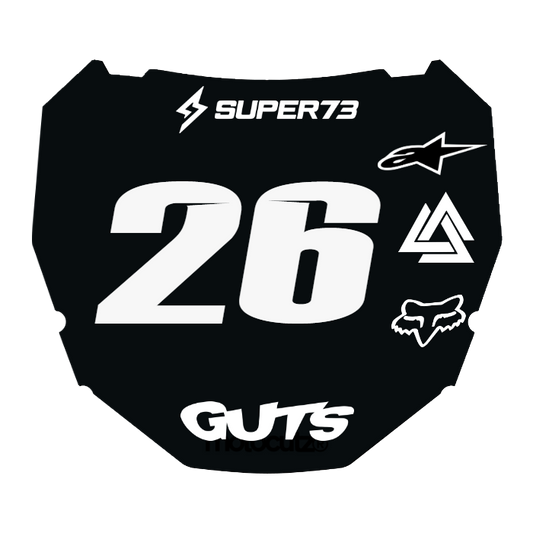 CUSTOM ODI NUMBER PLATE DECAL