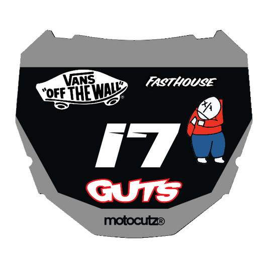 CUSTOM ODI NUMBER PLATE DECAL