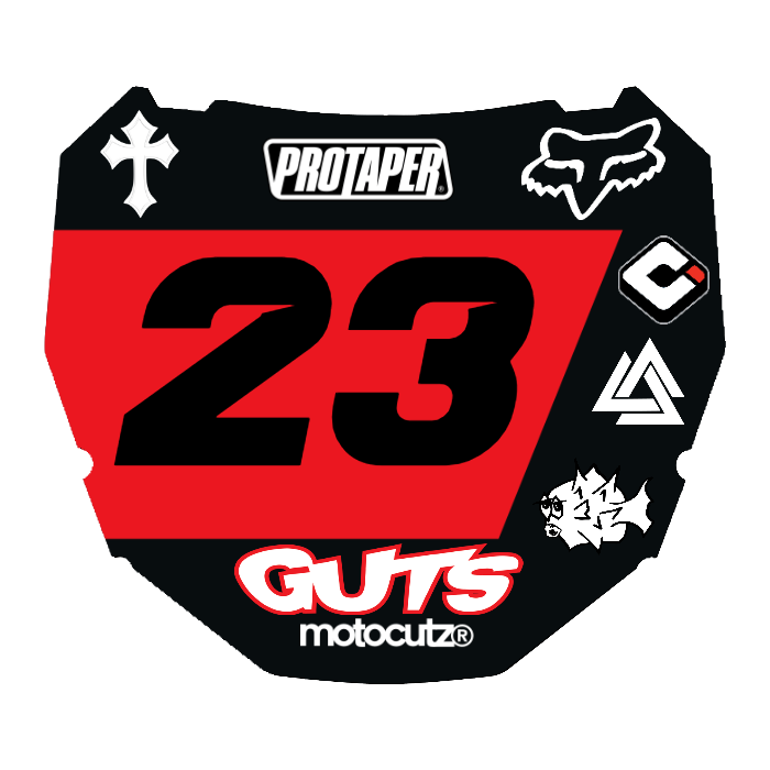 CUSTOM ODI NUMBER PLATE DECAL