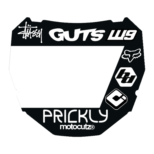 CUSTOM ODI NUMBER PLATE DECAL
