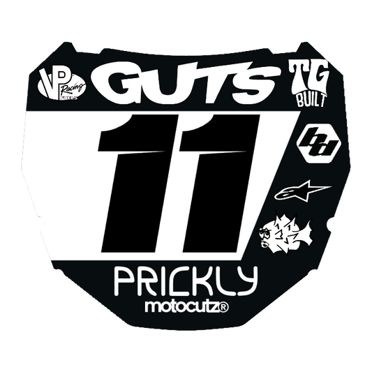 CUSTOM ODI NUMBER PLATE DECAL
