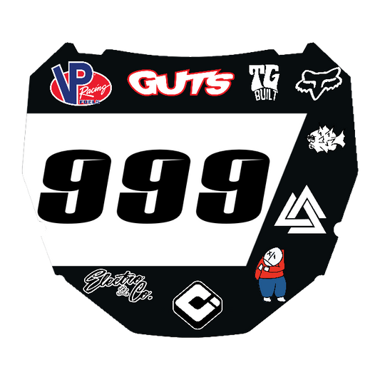 CUSTOM ODI NUMBER PLATE DECAL