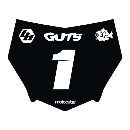 CUSTOM MOTOCUTZ FRONT PLATE DECAL