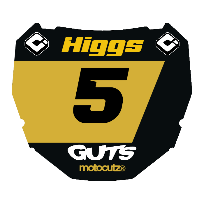 CUSTOM ODI NUMBER PLATE DECAL