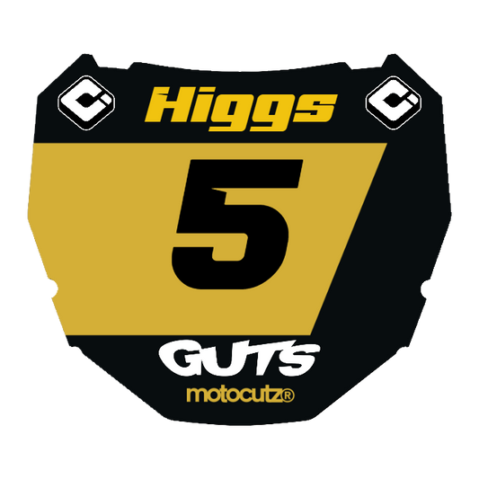 CUSTOM ODI NUMBER PLATE DECAL