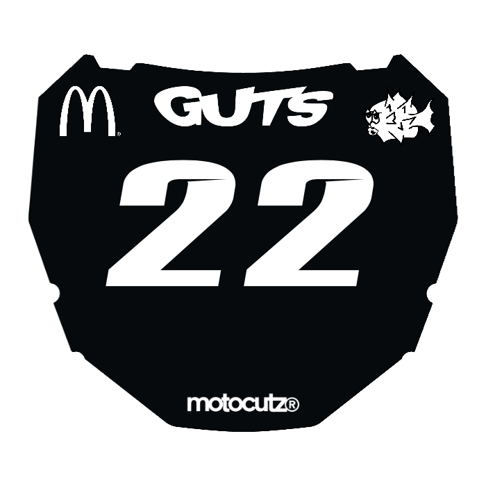 CUSTOM ODI NUMBER PLATE DECAL