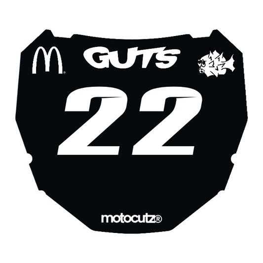 CUSTOM ODI NUMBER PLATE DECAL