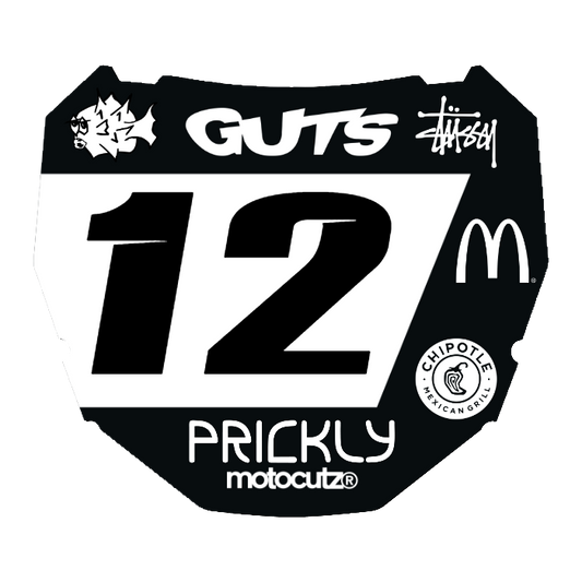 CUSTOM ODI NUMBER PLATE DECAL
