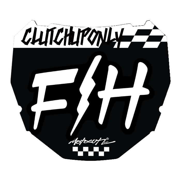 CUSTOM ODI NUMBER PLATE DECAL