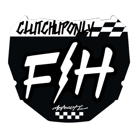 CUSTOM ODI NUMBER PLATE DECAL
