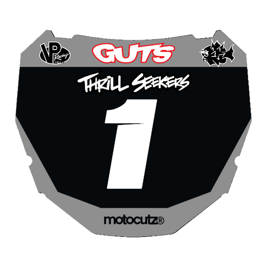 CUSTOM ODI NUMBER PLATE DECAL