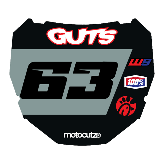 CUSTOM ODI NUMBER PLATE DECAL
