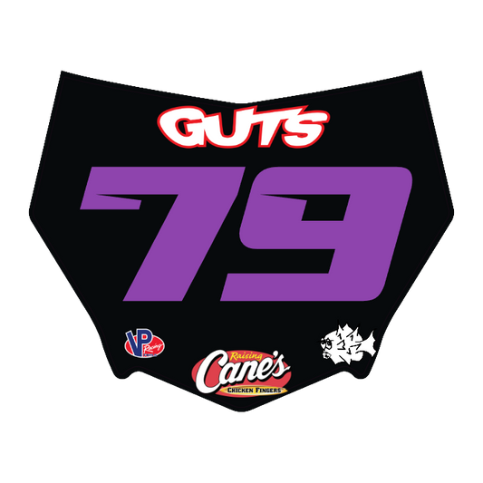 CUSTOM MOTOCUTZ FRONT PLATE DECAL