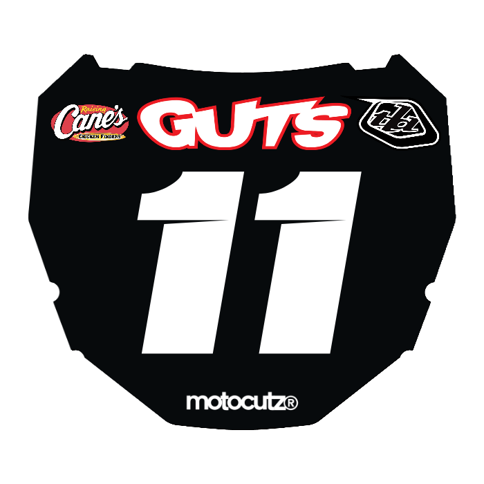 CUSTOM ODI NUMBER PLATE DECAL