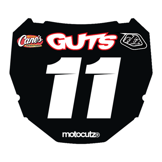 CUSTOM ODI NUMBER PLATE DECAL