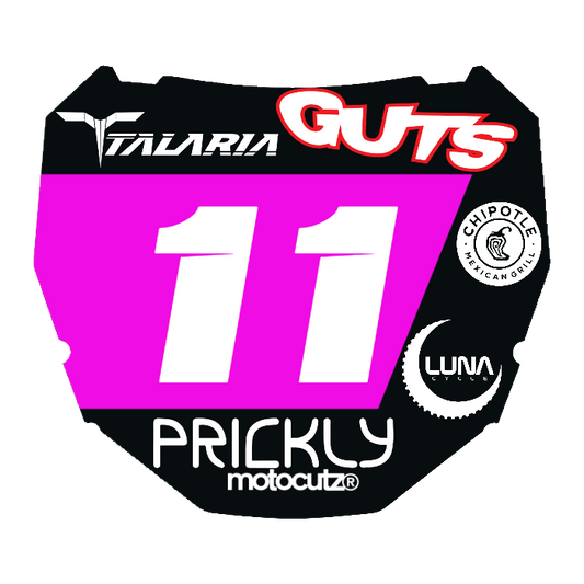 CUSTOM ODI NUMBER PLATE DECAL