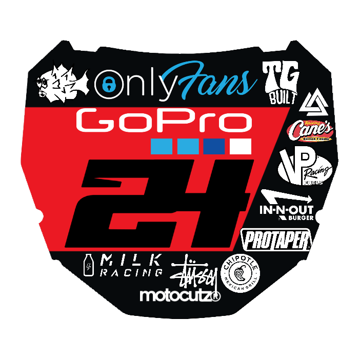 CUSTOM ODI NUMBER PLATE DECAL