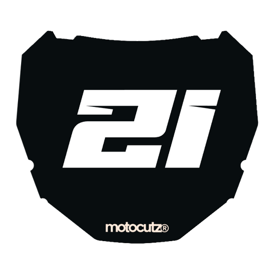 CUSTOM ODI NUMBER PLATE DECAL
