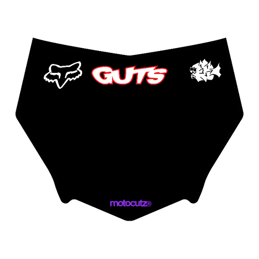 CUSTOM MOTOCUTZ FRONT PLATE DECAL