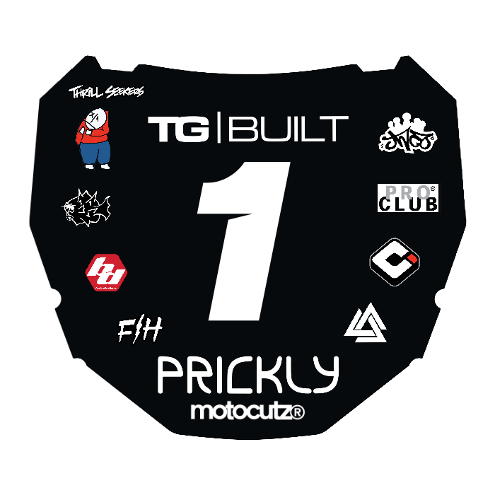 CUSTOM ODI NUMBER PLATE DECAL