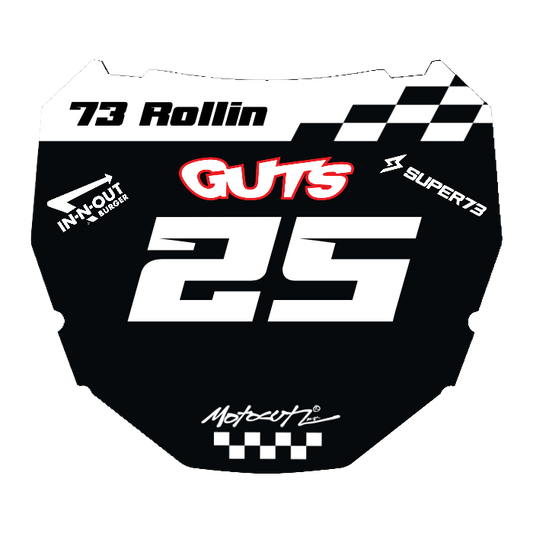 CUSTOM ODI NUMBER PLATE DECAL