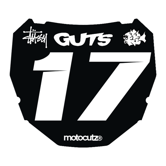 CUSTOM ODI NUMBER PLATE DECAL