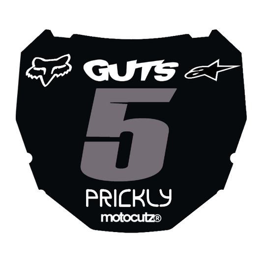 CUSTOM ODI NUMBER PLATE DECAL