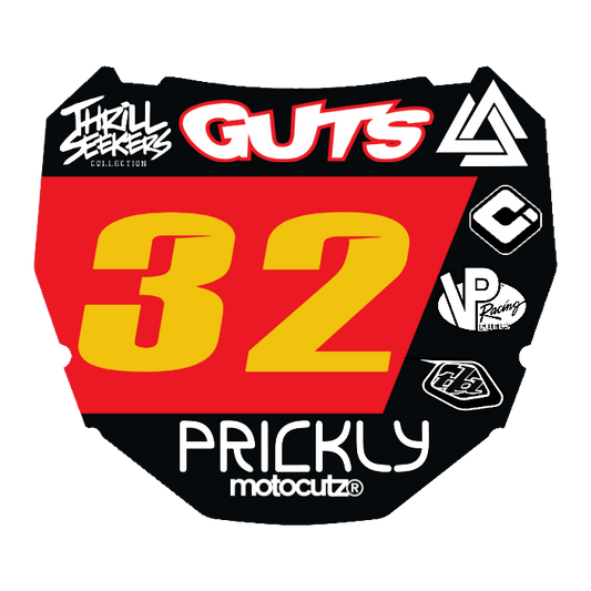 CUSTOM ODI NUMBER PLATE DECAL