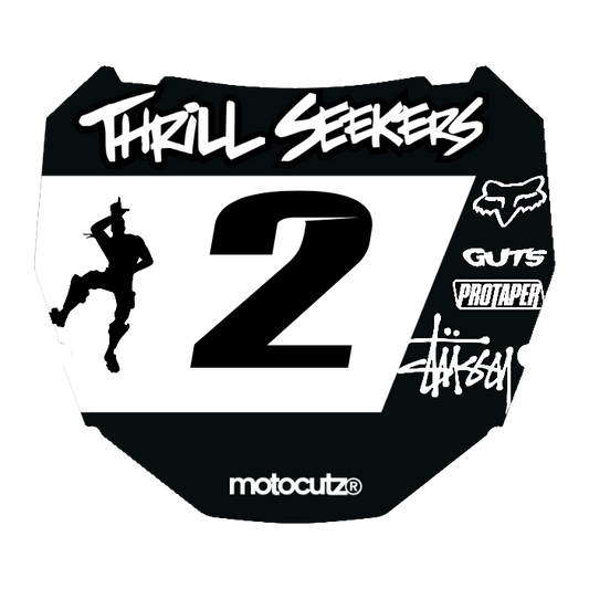 CUSTOM ODI NUMBER PLATE DECAL