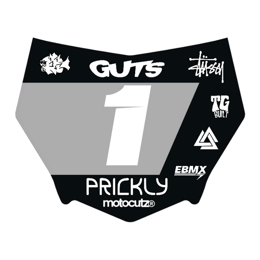CUSTOM MOTOCUTZ FRONT PLATE DECAL