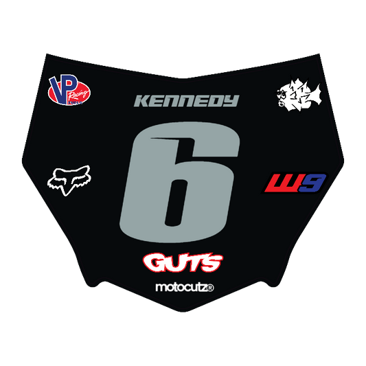 CUSTOM MOTOCUTZ FRONT PLATE DECAL