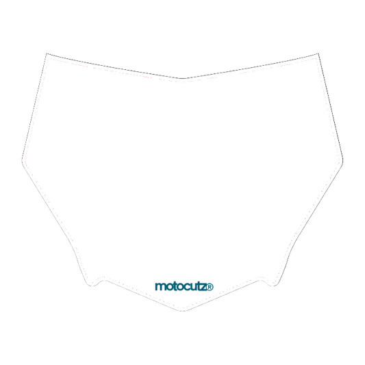 CUSTOM MOTOCUTZ FRONT PLATE DECAL