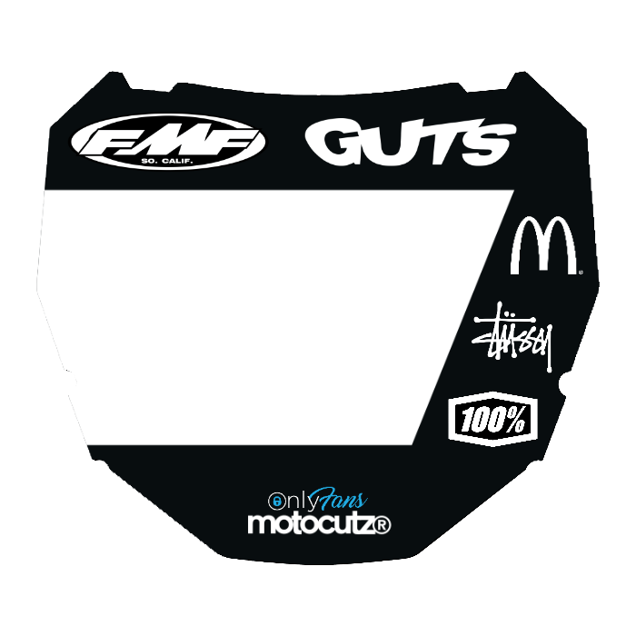 CUSTOM ODI NUMBER PLATE DECAL