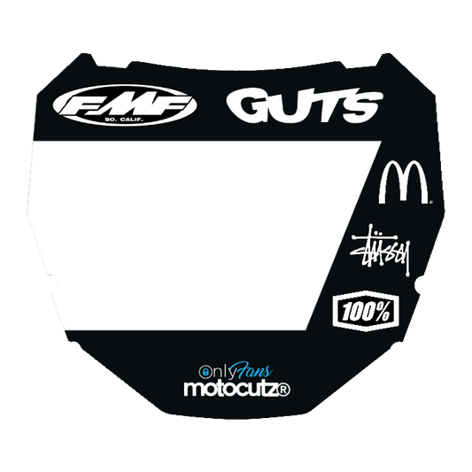 CUSTOM ODI NUMBER PLATE DECAL
