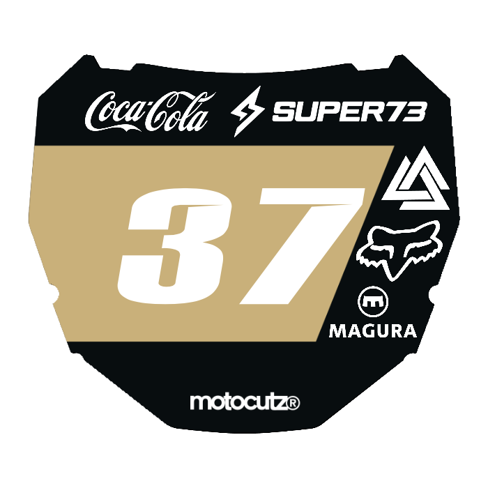 CUSTOM ODI NUMBER PLATE DECAL