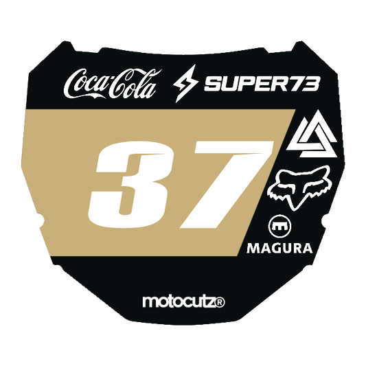 CUSTOM ODI NUMBER PLATE DECAL