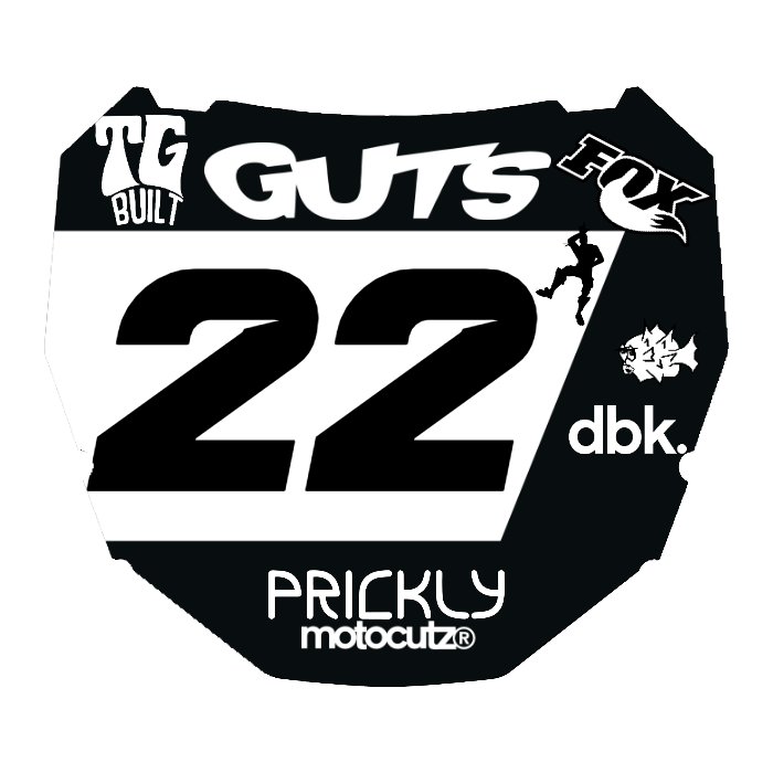 CUSTOM ODI NUMBER PLATE DECAL