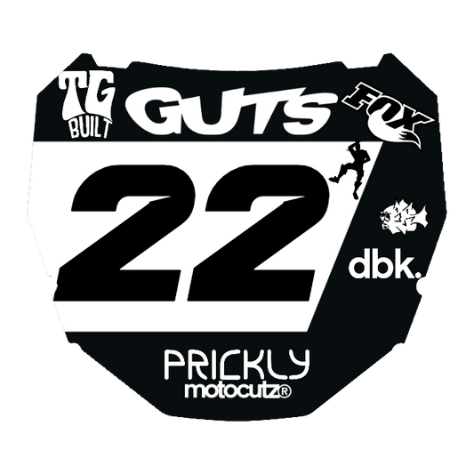 CUSTOM ODI NUMBER PLATE DECAL