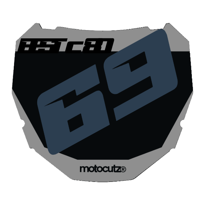 CUSTOM ODI NUMBER PLATE DECAL